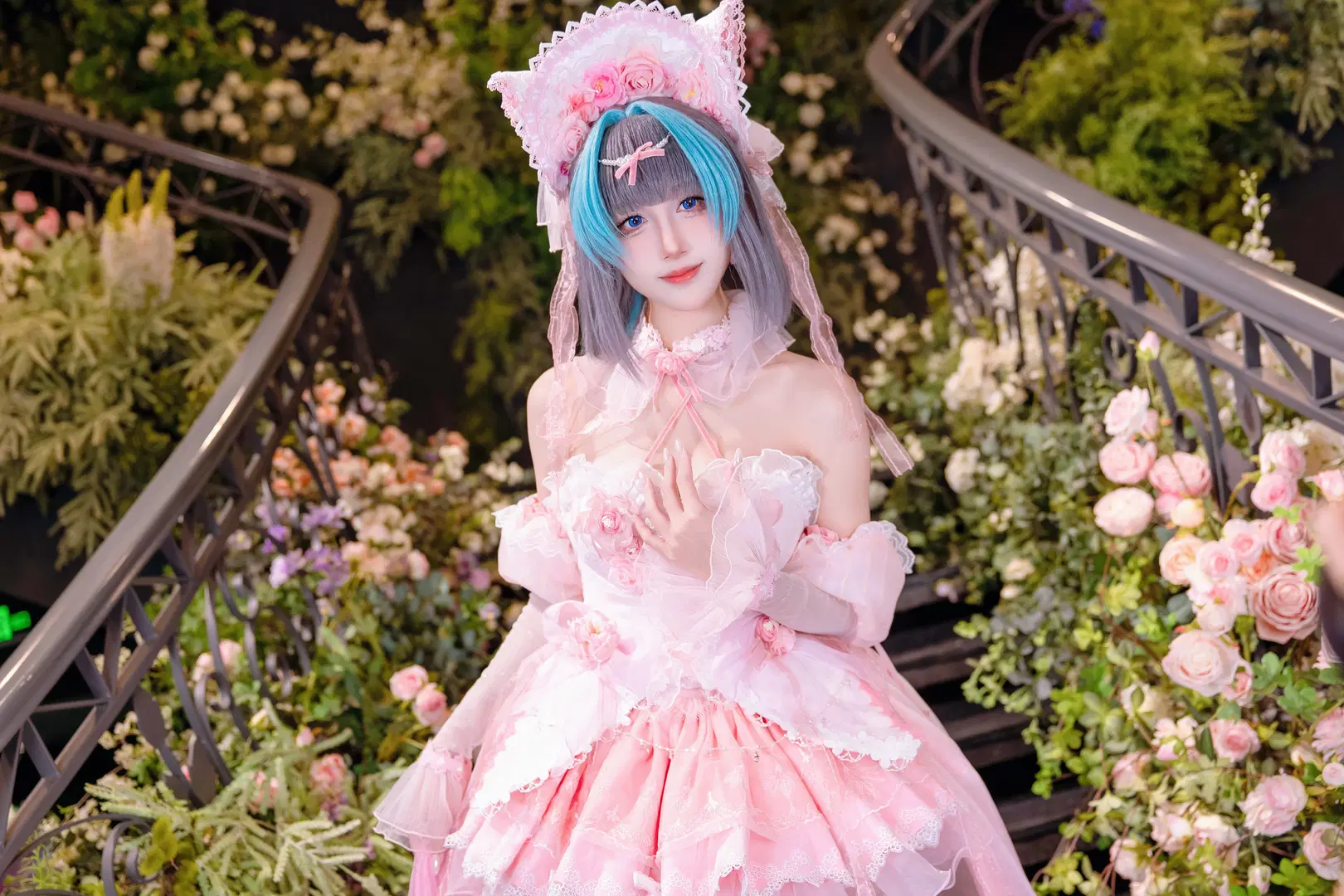 【チェシャー コスプレ】アズールレーン ピンクの花嫁スタイリング撮影記録 - Kirito君 - 6枚目