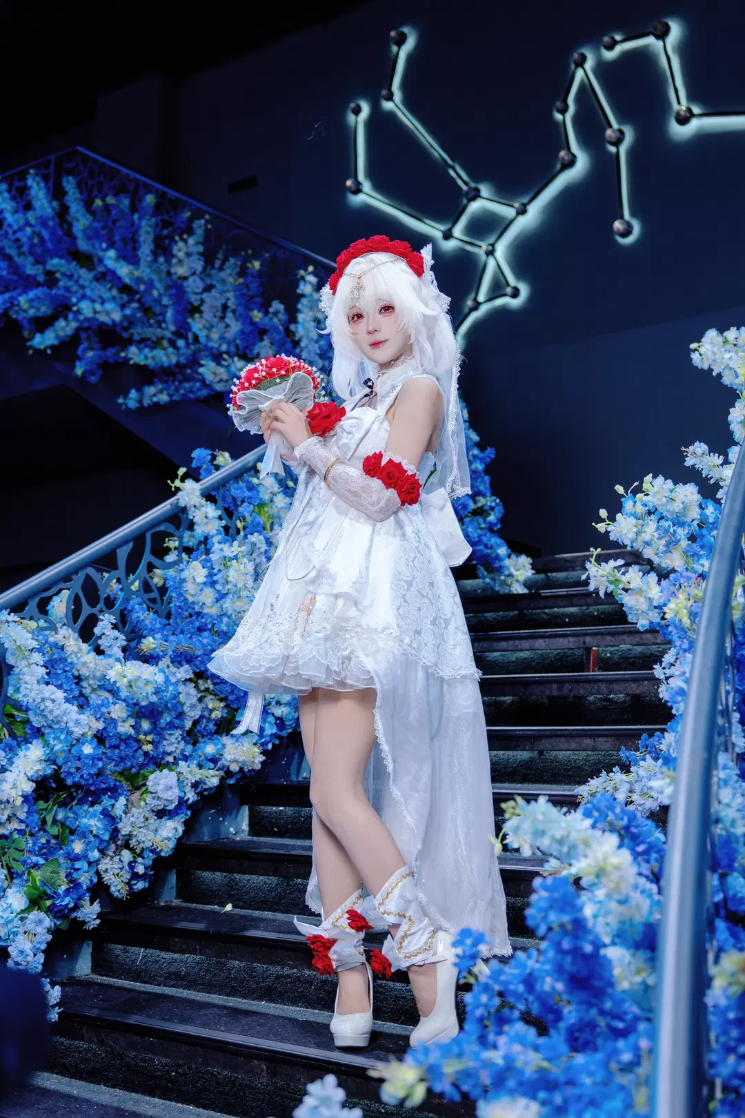 【德丽莎cos】崩坏三花嫁花赏月纱，来一点小小的二次元震撼 - Kirito君 - 第7张