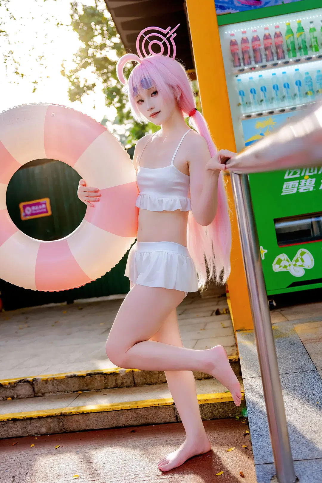 [Takanashi Hoshino cosplay] Blue Archive Summer Swimsuit Shoot at the Water Park by Kirito君 - Image 8