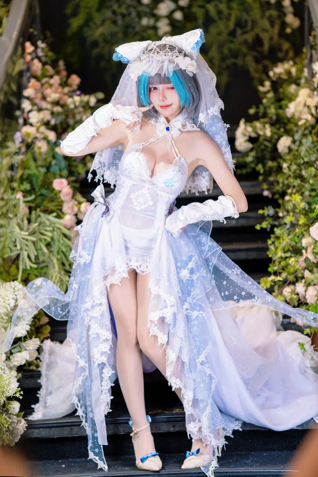 【Cheshire Cosplay】Azur Lane Stunning Bridal Romance Frozen in Time by Kirito君 - Image 4