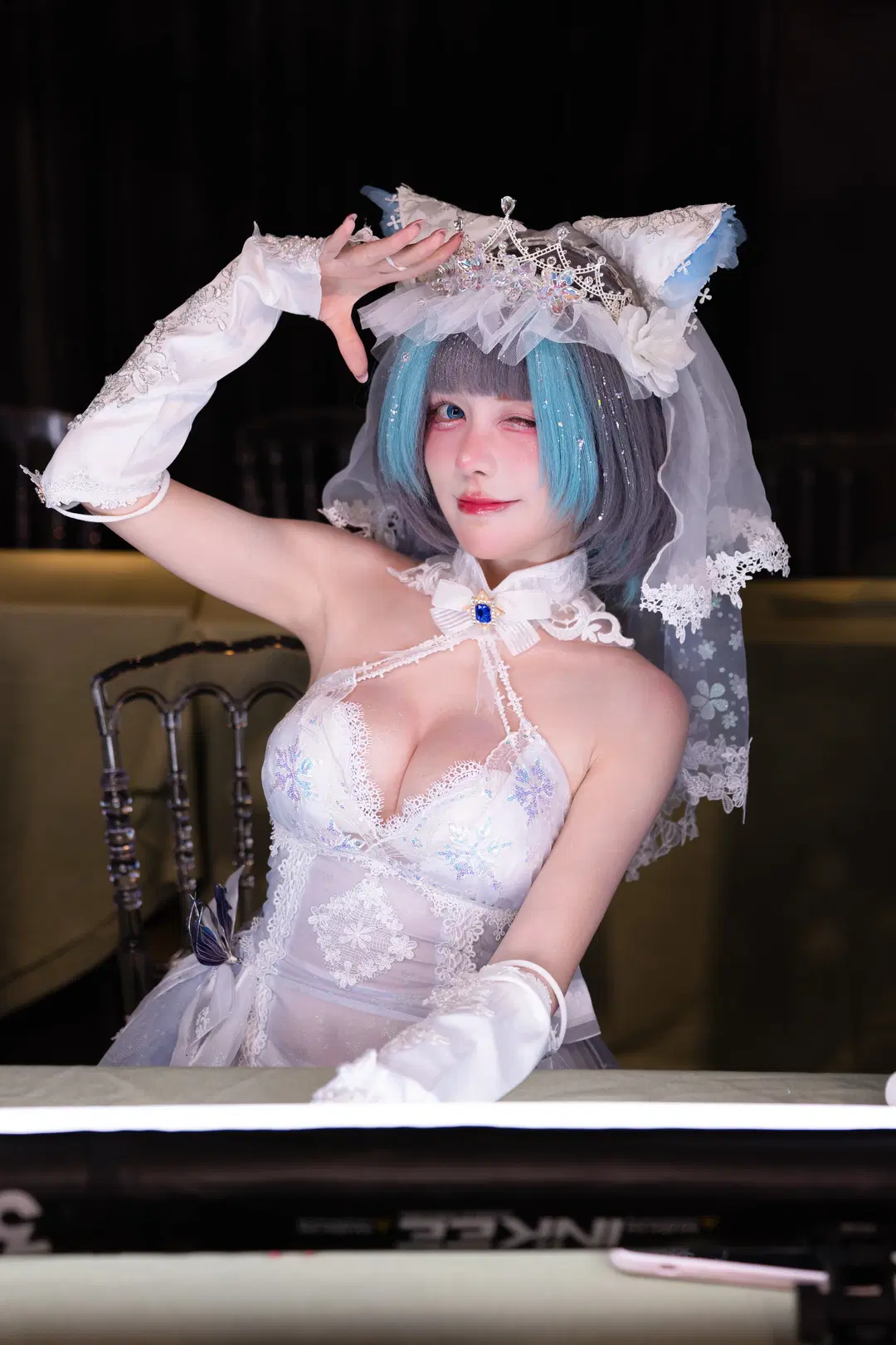 【Cheshire Cosplay】Azur Lane Stunning Bridal Romance Frozen in Time by Kirito君 - Image 5