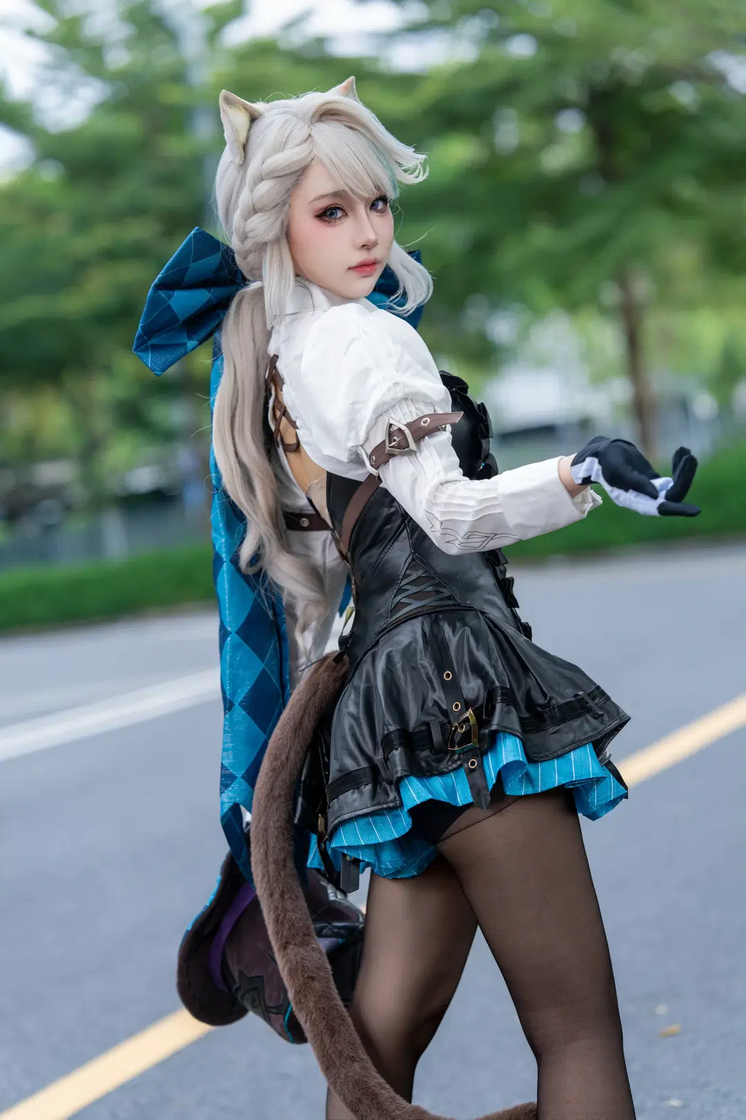 原神, 琳妮特cos, 漫展场照, 黑丝, CPG漫展