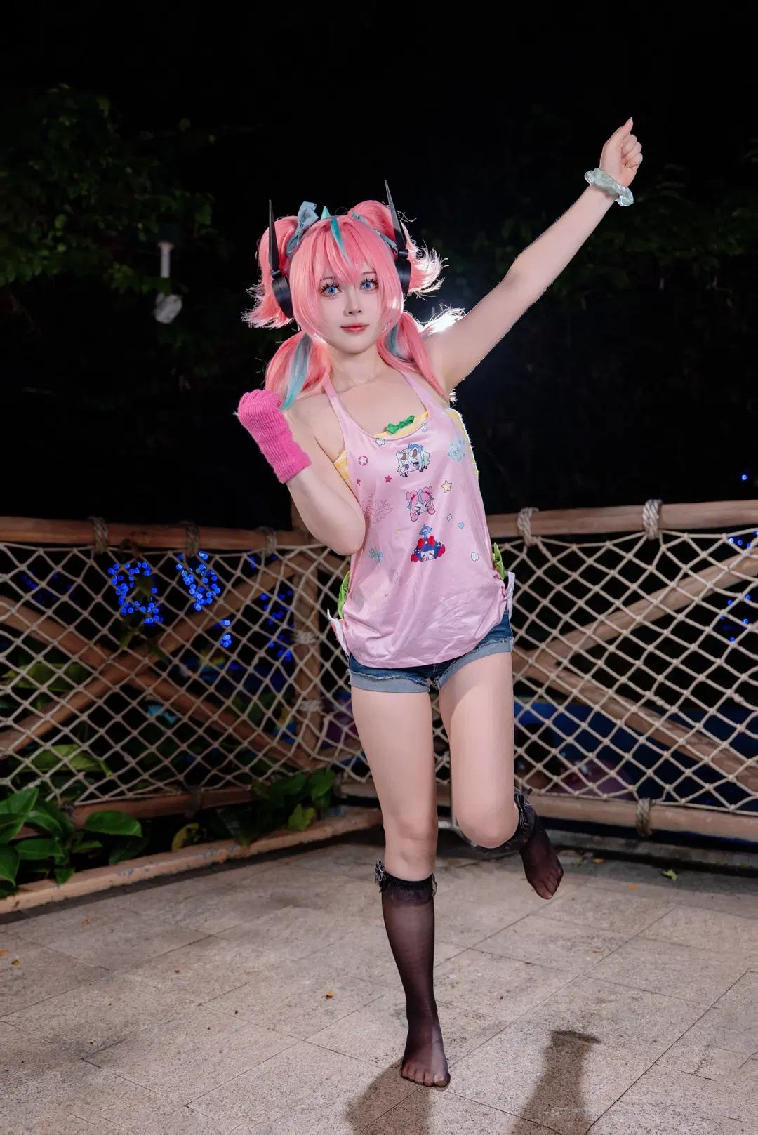 【愛芮cos】絕區零肯德基聯動Ver. 粉色雙馬尾的妄想天使降臨 - Kirito君 - 第3張