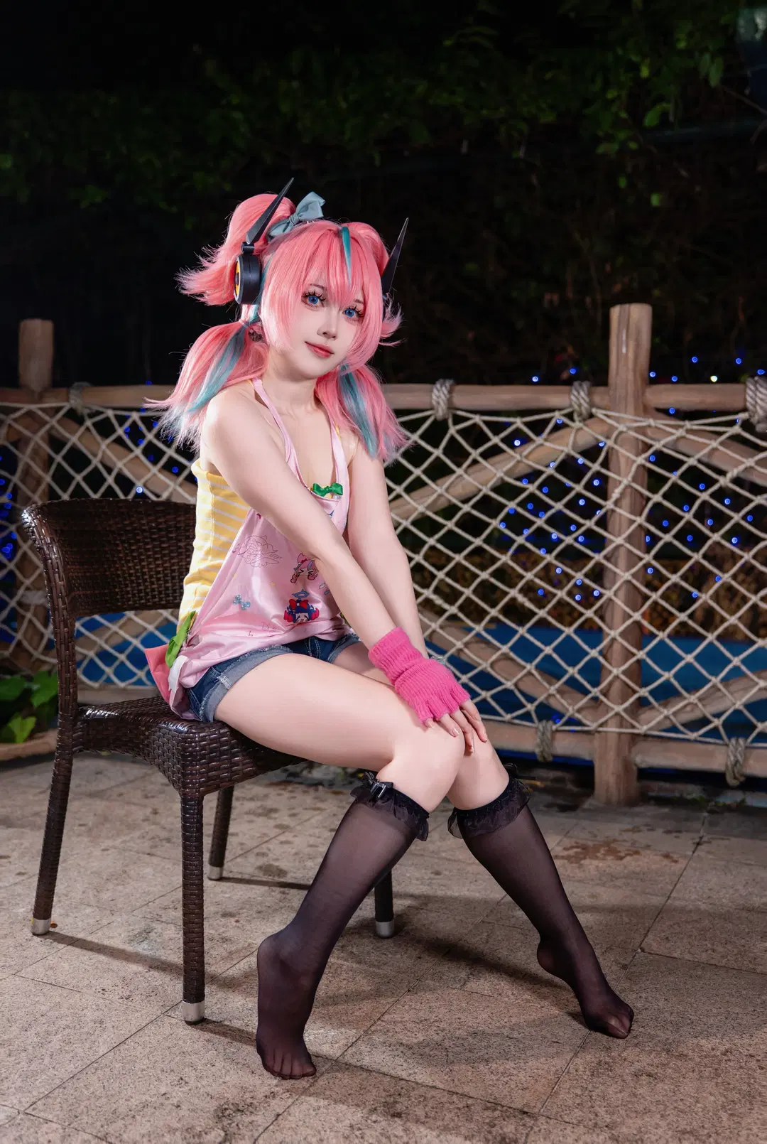 【愛芮cos】絕區零肯德基聯動Ver. 粉色雙馬尾的妄想天使降臨 - Kirito君 - 第5張