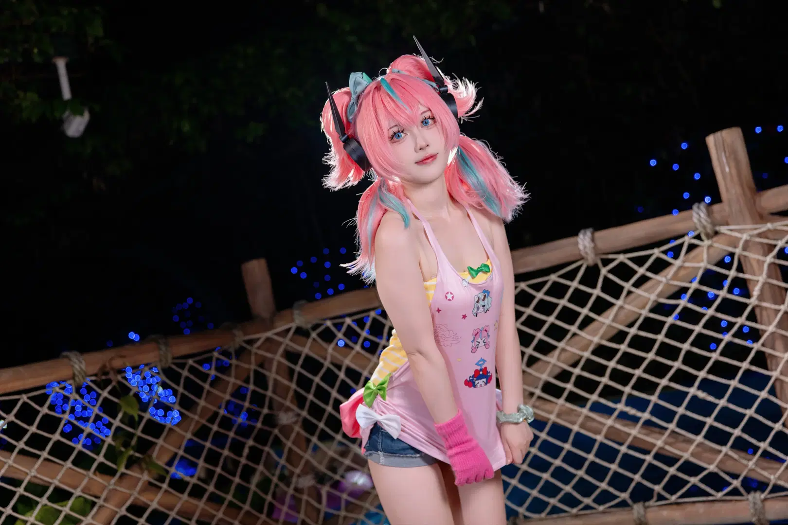 【愛芮cos】絕區零肯德基聯動Ver. 粉色雙馬尾的妄想天使降臨 - Kirito君 - 第8張