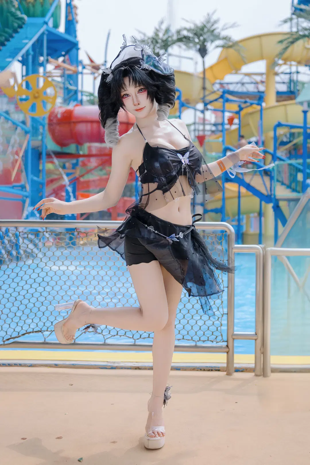 2D, cosplay, Swimsuit cosplay, Water park, Fantasy Westward Journey