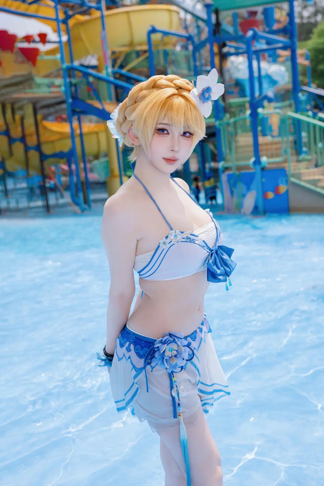 『夢幻西遊』水着コスプレ ウォーターパークで紡ぐ爽快な夏の思い出 - Kirito君 - 9枚目