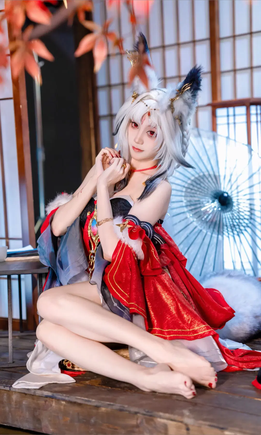 鸣潮, cosplay, 和风cos, 心月狐cos, 中秋节cos