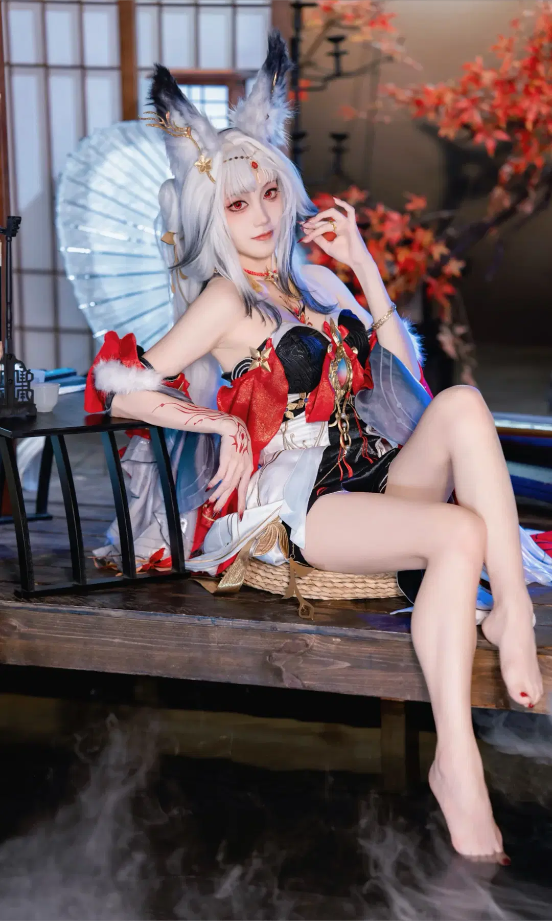 【心月狐cos】鳴潮中秋月色下的紅楓正片 - Kirito君 - 第2張