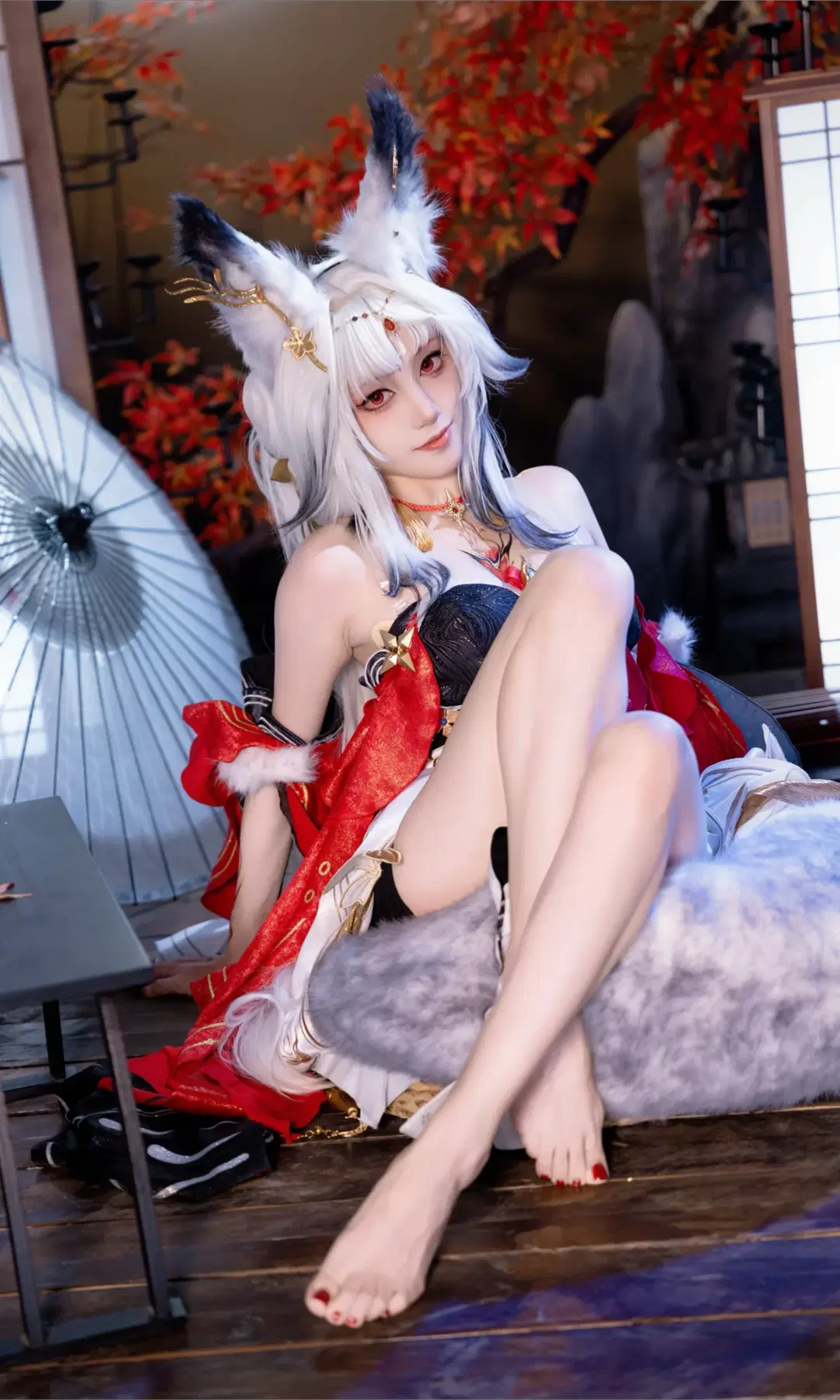 【心月狐cos】鳴潮中秋月色下的紅楓正片 - Kirito君 - 第3張