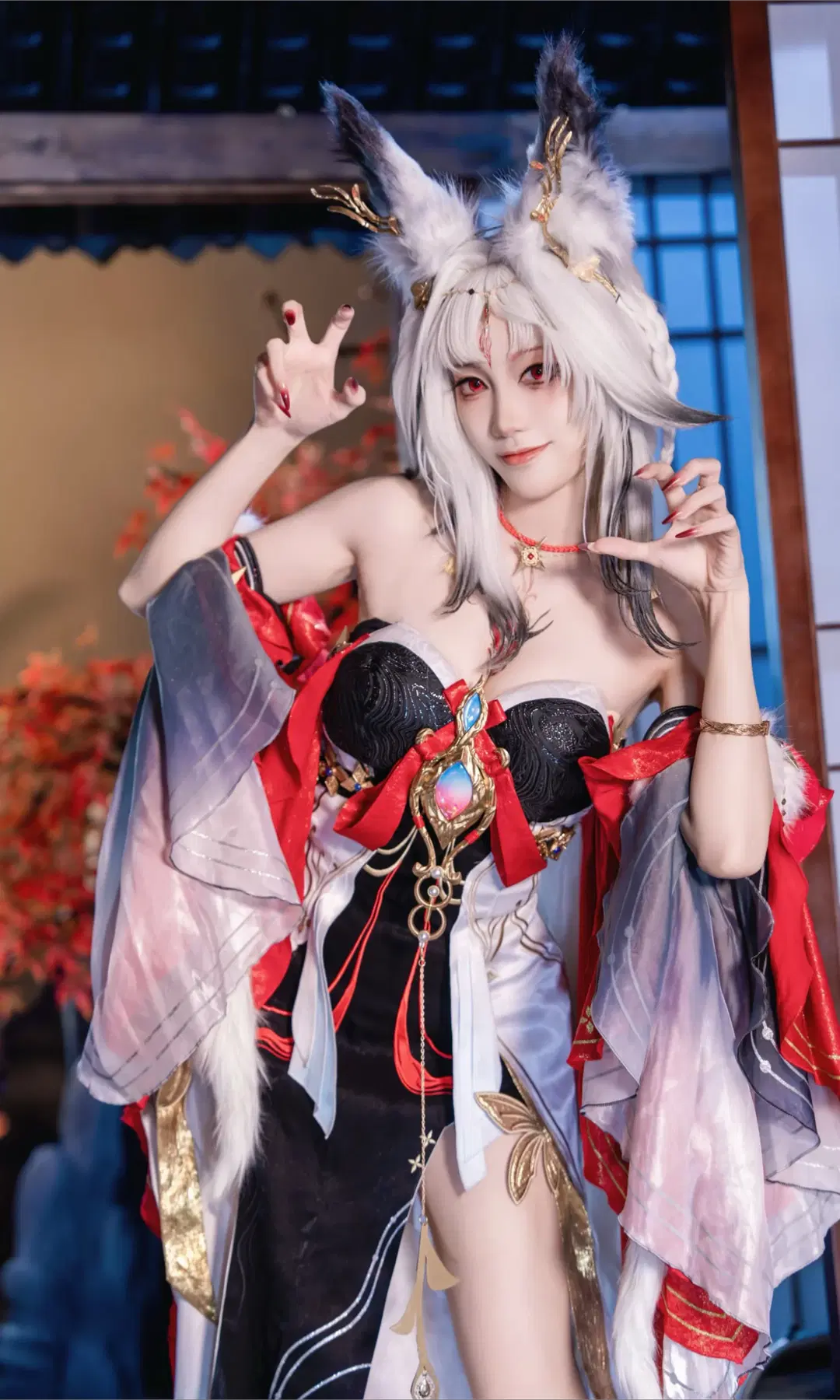 【心月狐cos】鳴潮中秋月色下的紅楓正片 - Kirito君 - 第4張