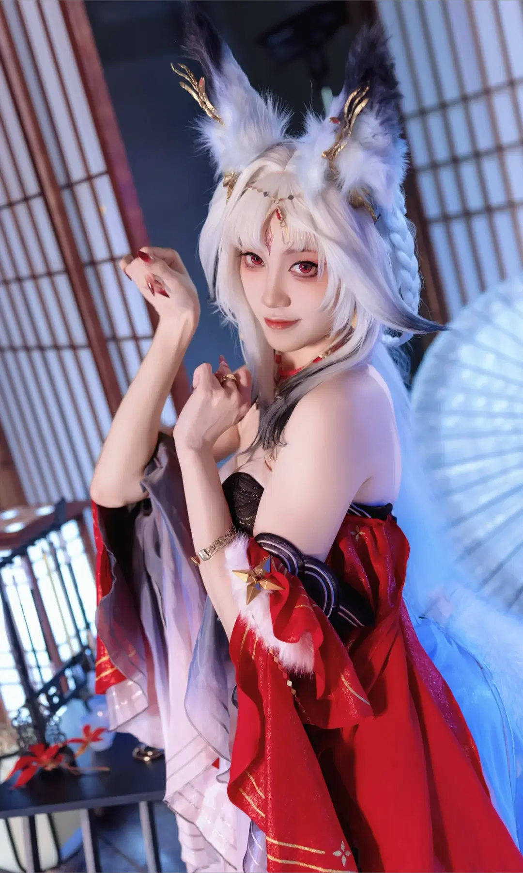 【心月狐cos】鳴潮中秋月色下的紅楓正片 - Kirito君 - 第5張
