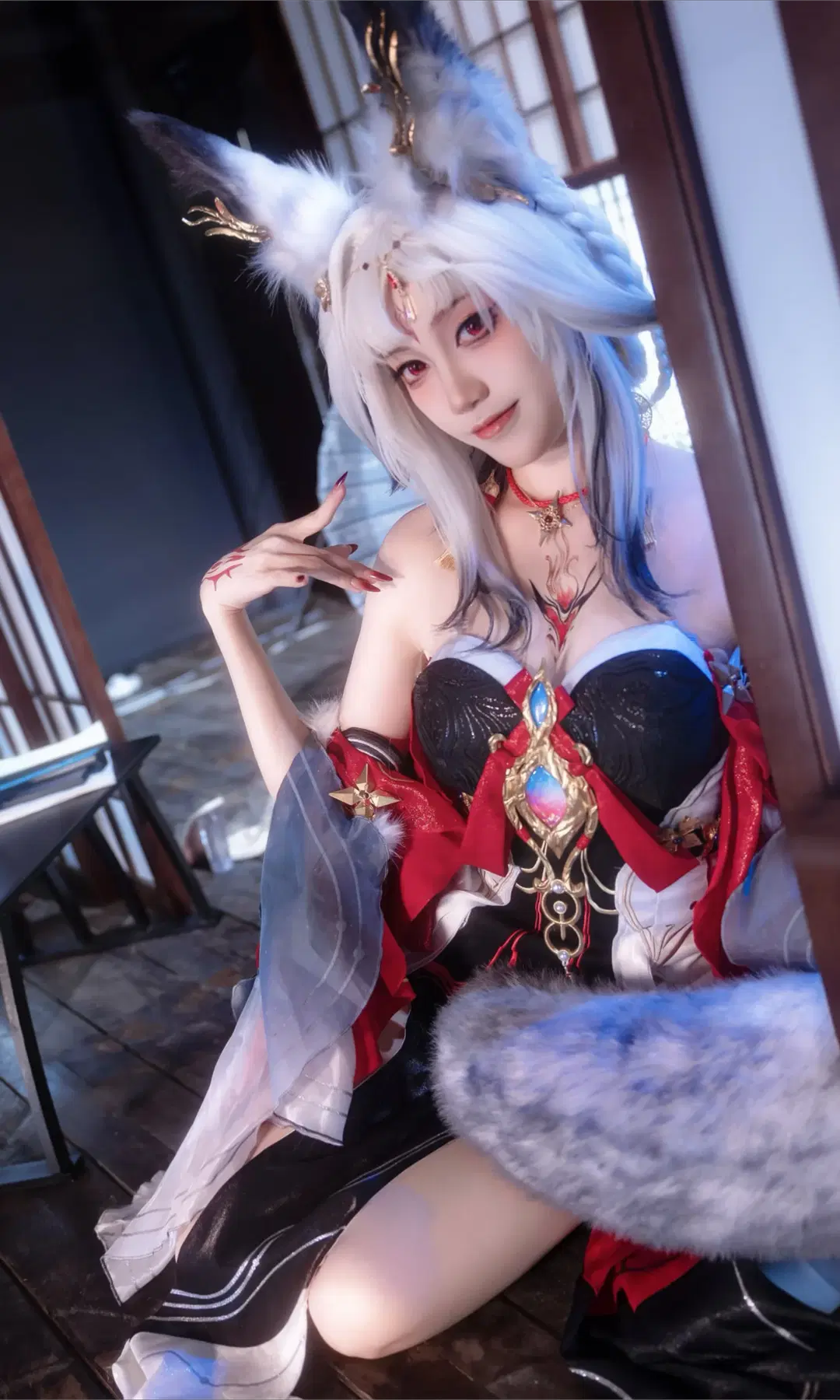 【心月狐cos】鳴潮中秋月色下的紅楓正片 - Kirito君 - 第6張