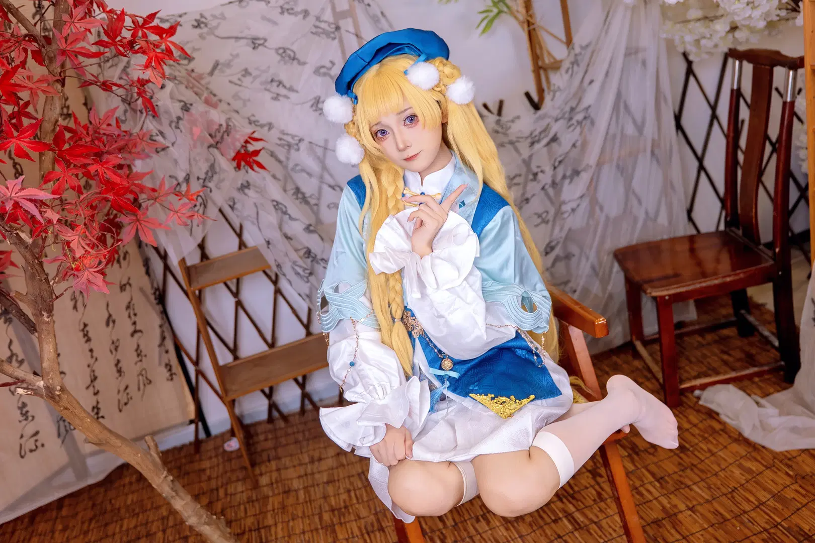 【菲比cos】鸣潮绮梦幻影中的蓝白幻想 - Kirito君 - 第7张