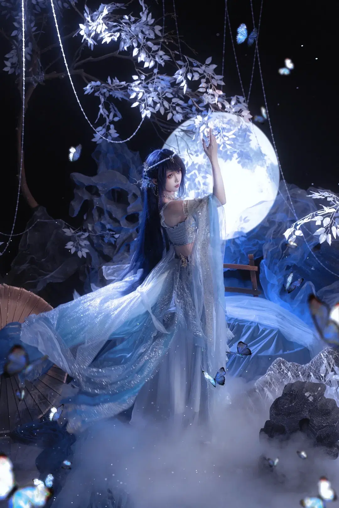 【聖採兒cos】神印王座 月下輕紗與蝴蝶的奇幻碰撞 - sakura雨尘酱 - 第11張