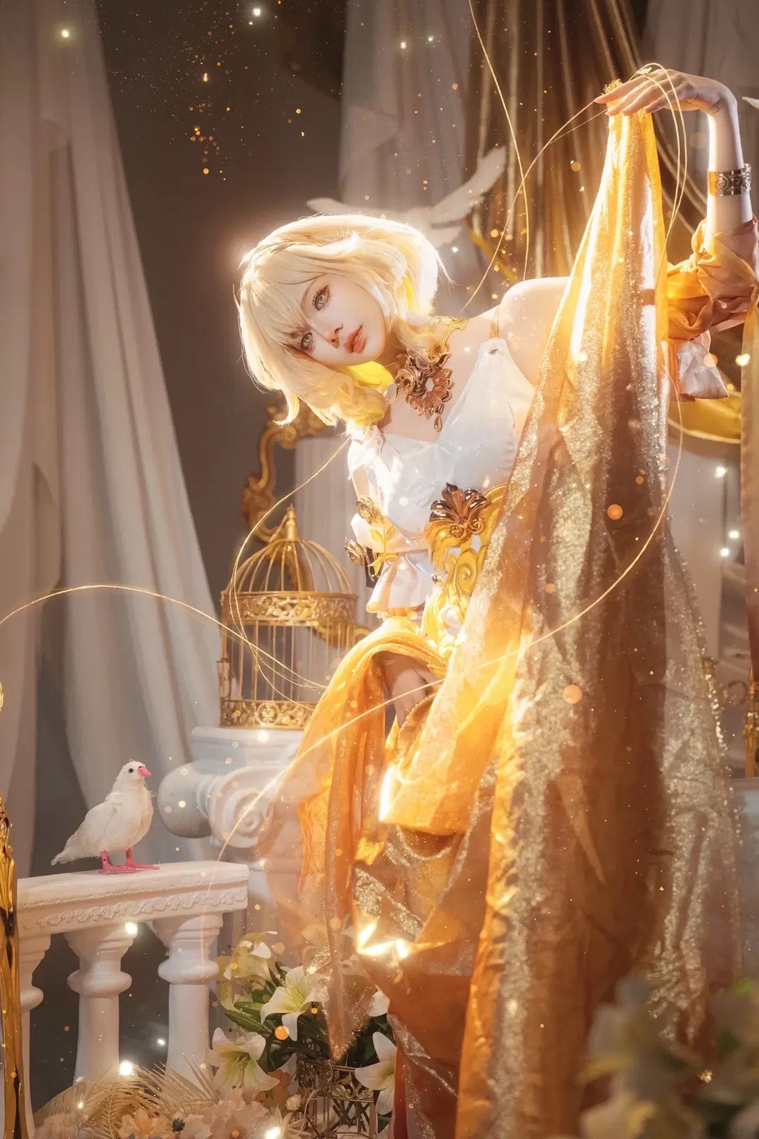 【アグライア コスプレ】『崩壊：スターレイル』黄金の神性降臨 - sakura雨尘酱 - 8枚目