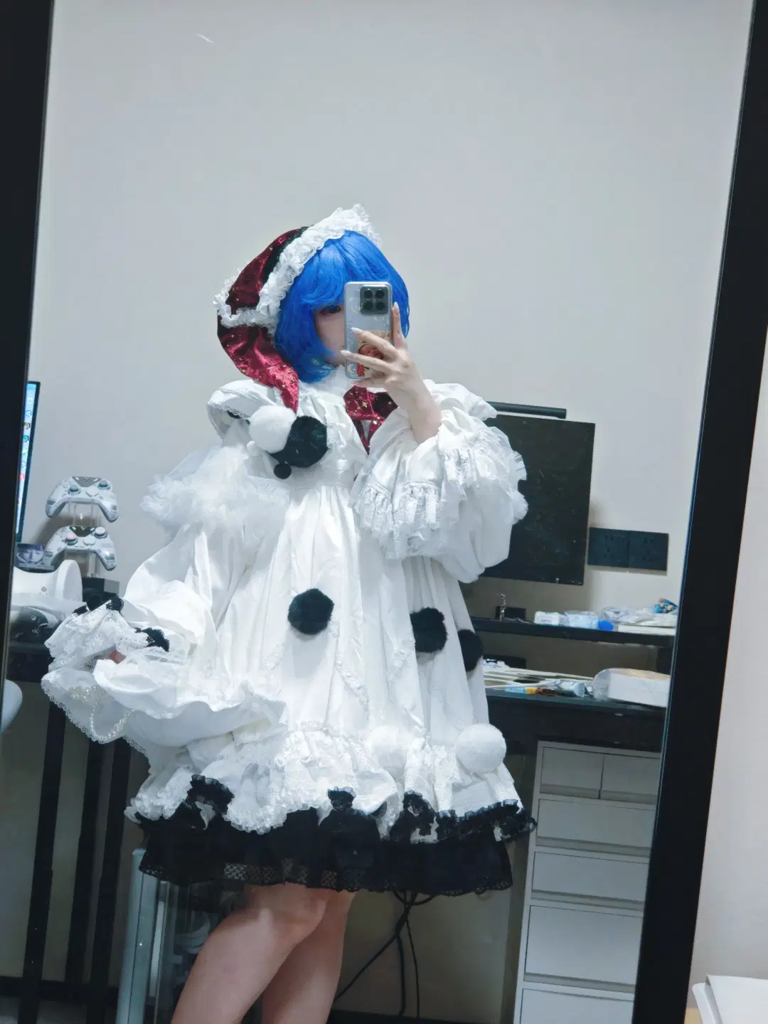 二次元, 东方Project, 对镜自拍, cosplay试衣, 哆来咪苏伊特cos