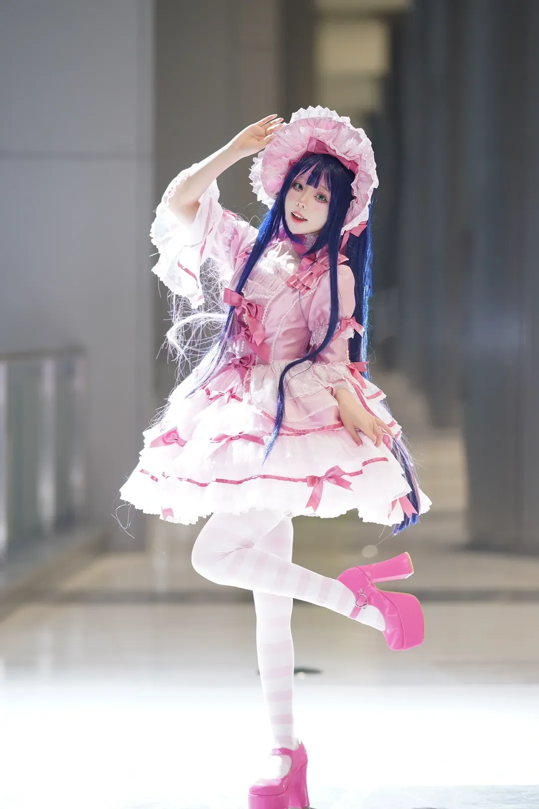 Cosplay, 私设洋装, 粉白条纹丝袜, 丝绒蛋糕, 天使之心 - 第7张