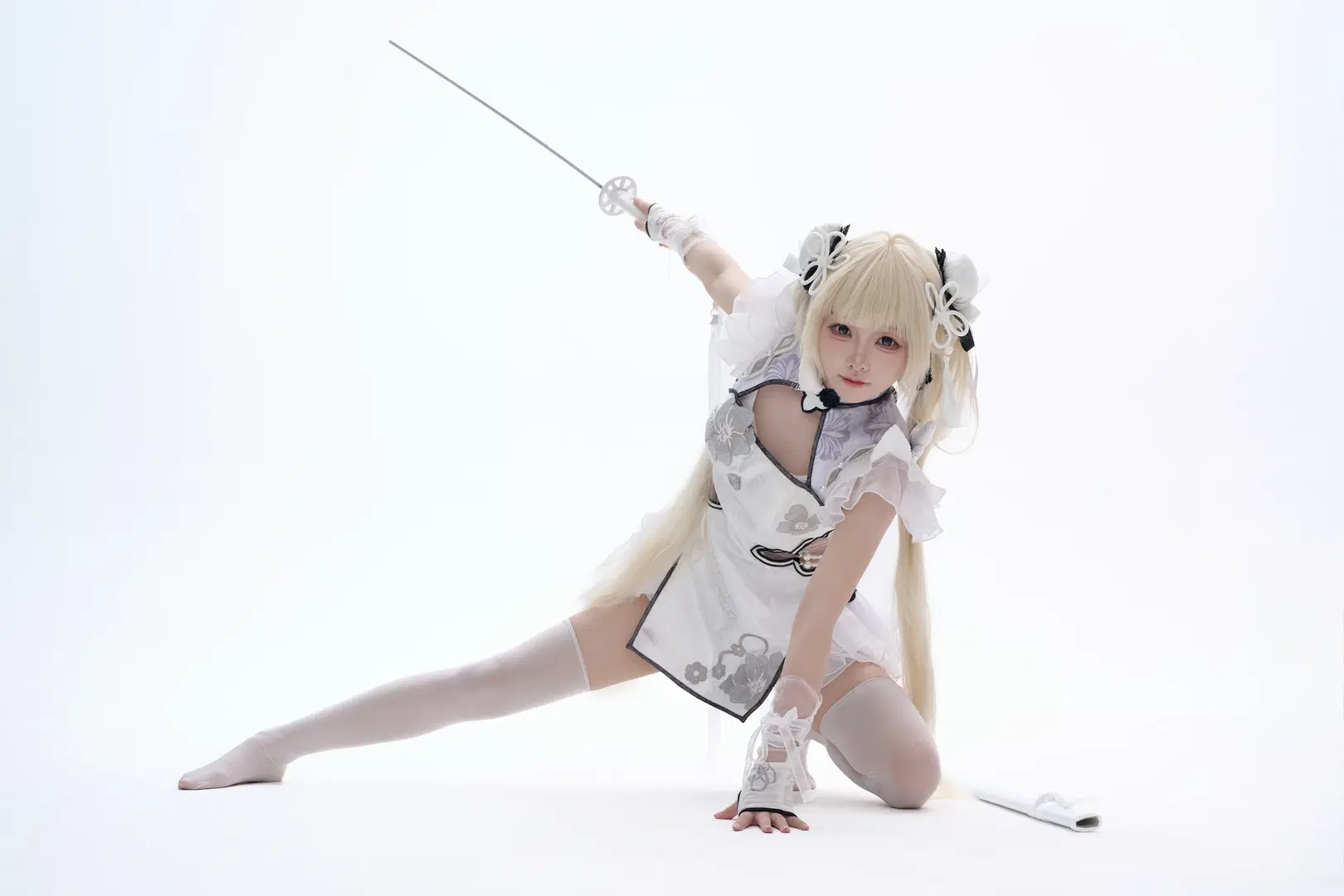 [Yin Ziping cosplay] Chalcedony ice core: Capturing Texture and Dynamic Action in this Look by 是橘子啊i - Image 9