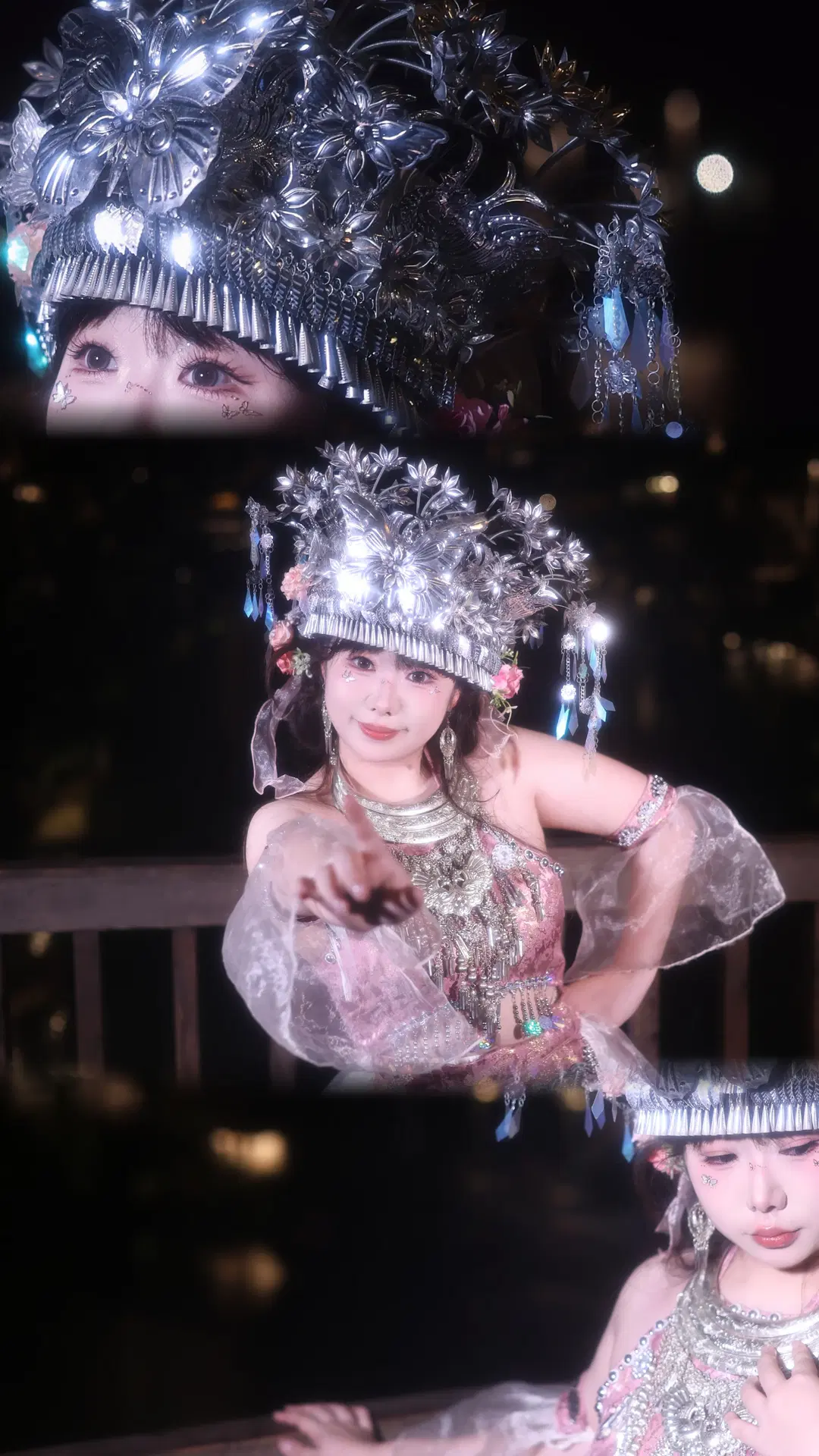 【Miaojiang Gu Master】Nocturnal Travel Log of a Novice Apprentice Gu Master: Night Portrait & Original Cosplay in Wujiangzhai by 小骨啊 - Image 2