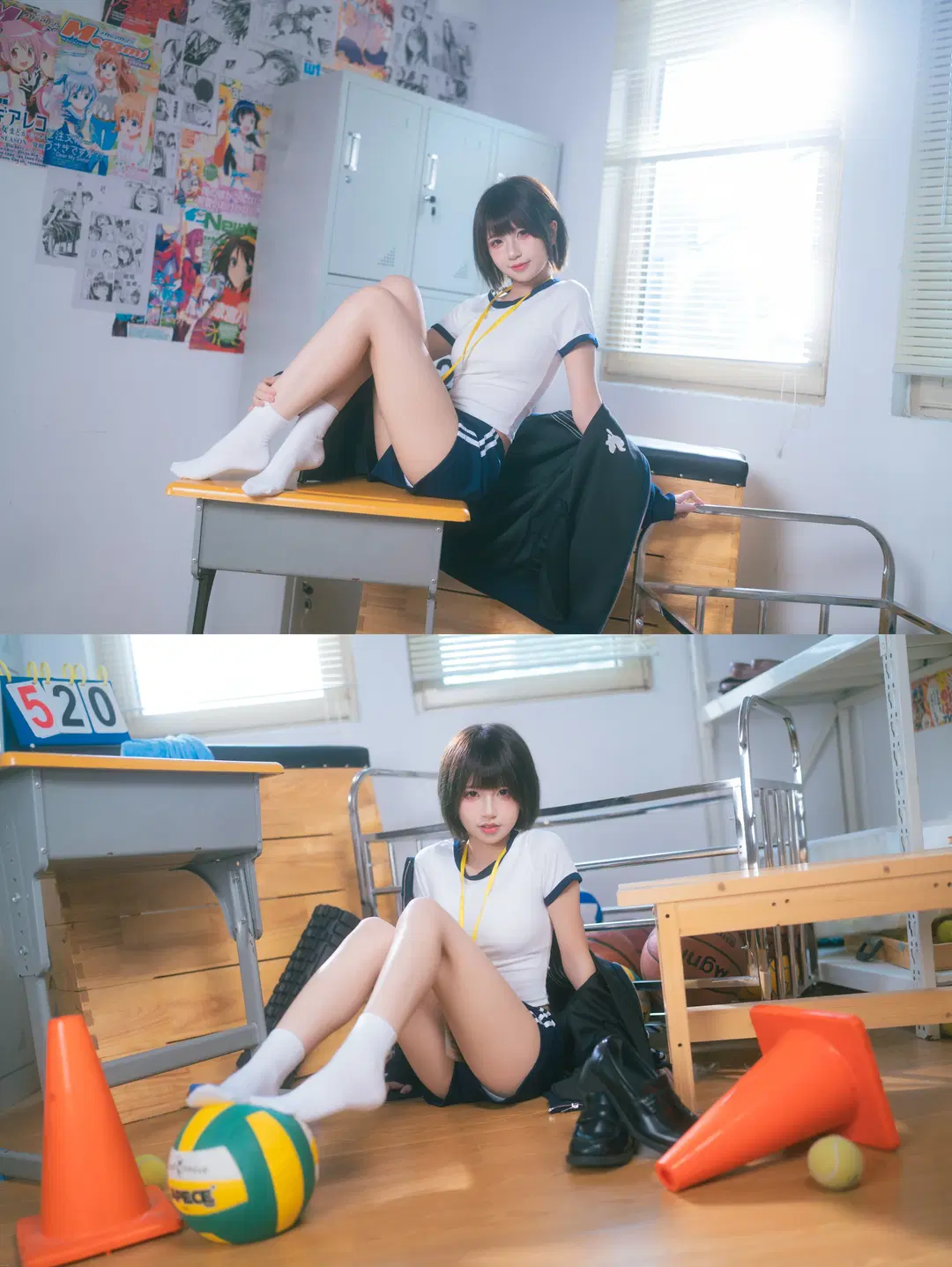 Gymnastics Uniform Japanese Style Photography in the Sports Equipment Room by drama来啦 - Image 10