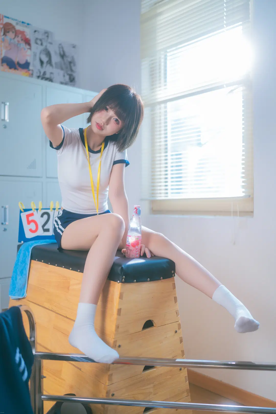 Gymnastics Uniform Japanese Style Photography in the Sports Equipment Room by drama来啦 - Image 13