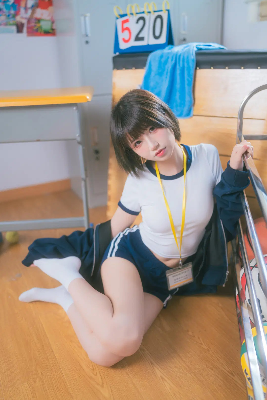 Gymnastics Uniform Japanese Style Photography in the Sports Equipment Room by drama来啦 - Image 4