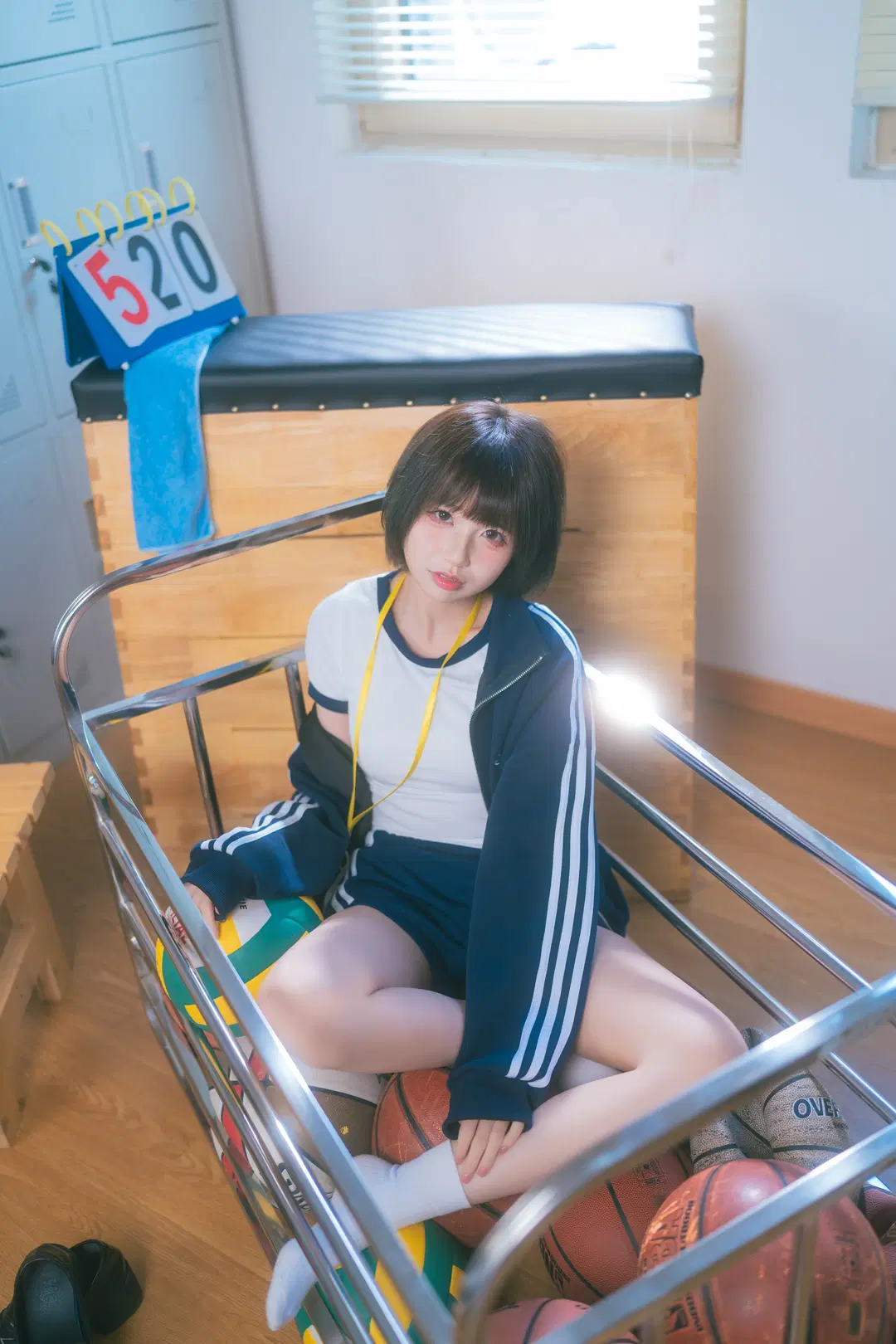 Gymnastics Uniform Japanese Style Photography in the Sports Equipment Room by drama来啦 - Image 6