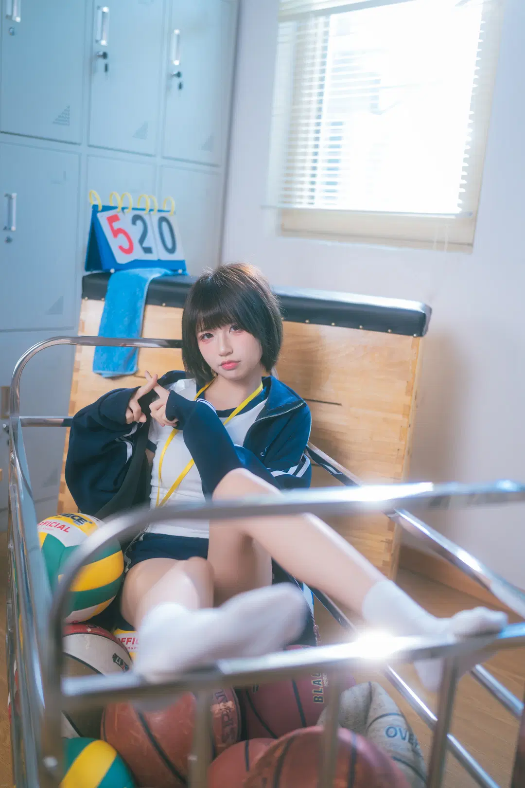 Gymnastics Uniform Japanese Style Photography in the Sports Equipment Room by drama来啦 - Image 7