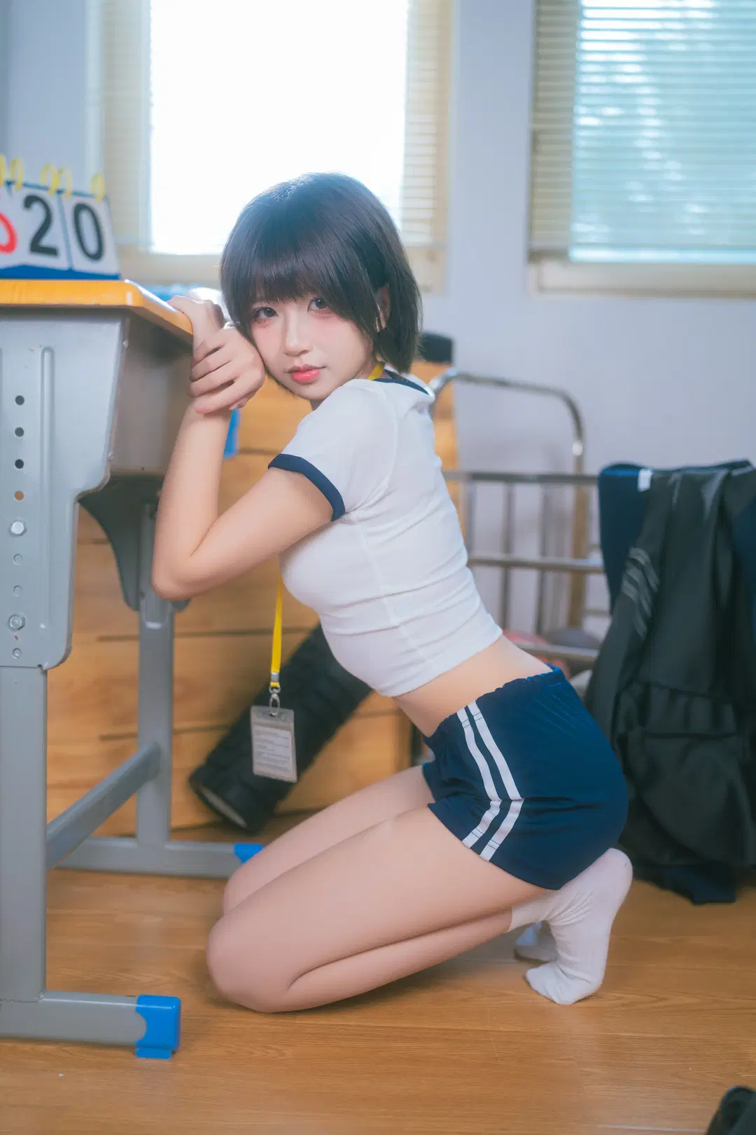 Gymnastics Uniform Japanese Style Photography in the Sports Equipment Room by drama来啦 - Image 8
