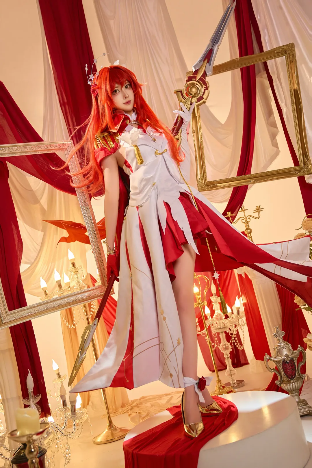 cosplay, 崩坏星穹铁道, 姬子cos, 二次元正片, 长腿造型