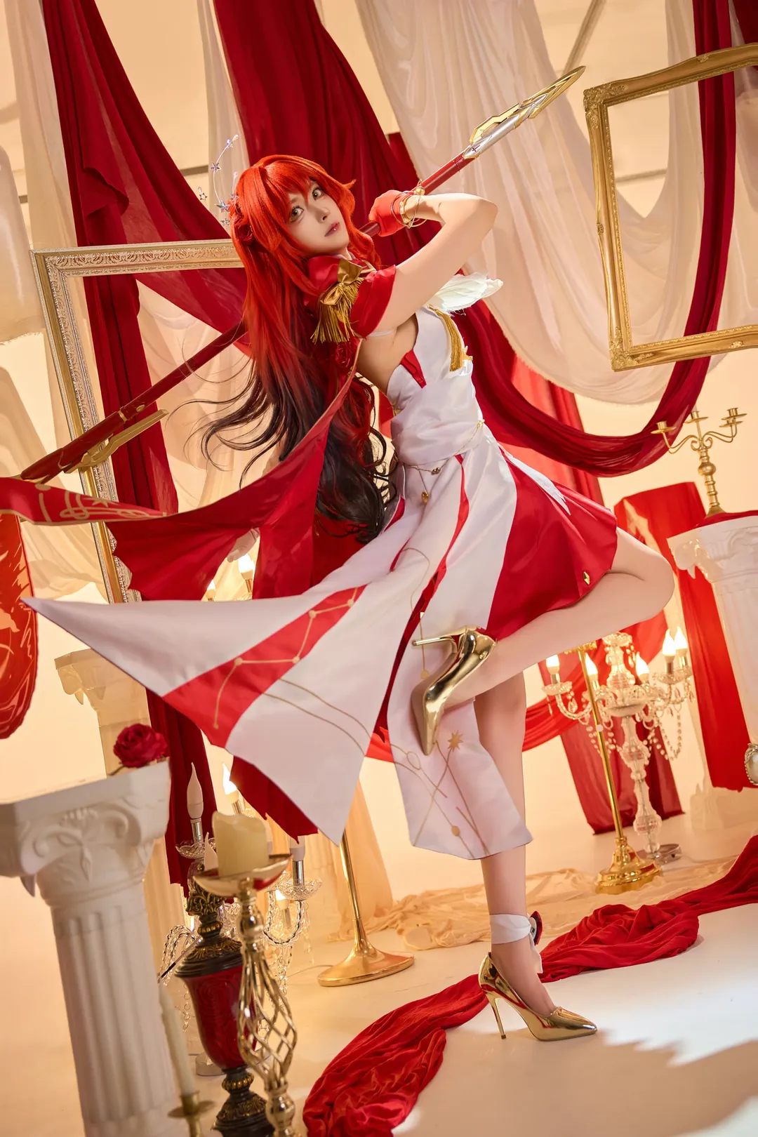 cosplay, 崩壞星穹鐵道, cos正片, 白絲, 姬子cos