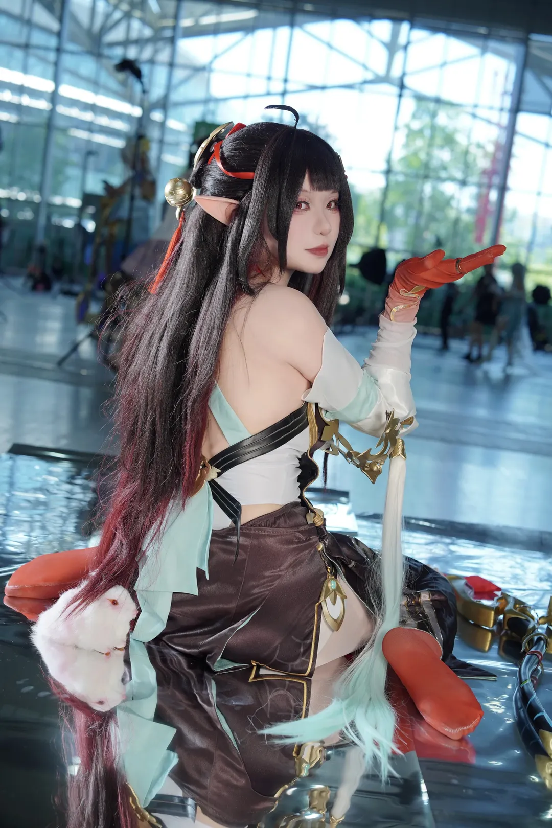 cosplay, 崩坏星穹铁道, 漫展, 灵砂cos, 渐变丝袜 - 第1张