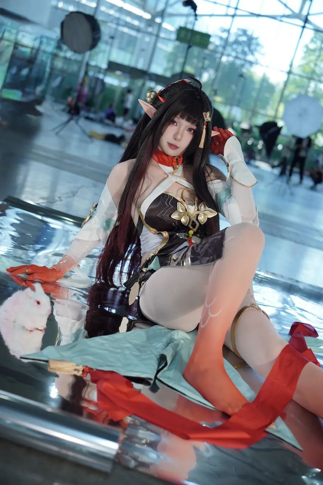 cosplay, 崩坏星穹铁道, 漫展, 灵砂cos, 渐变丝袜 - 第6张