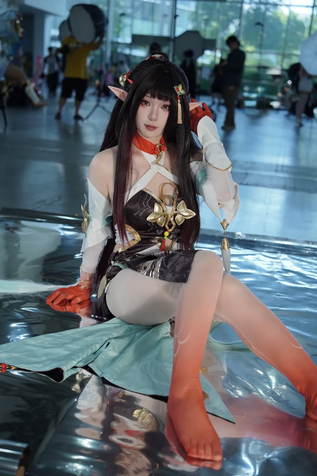 cosplay, 崩坏星穹铁道, 漫展, 灵砂cos, 渐变丝袜 - 第8张