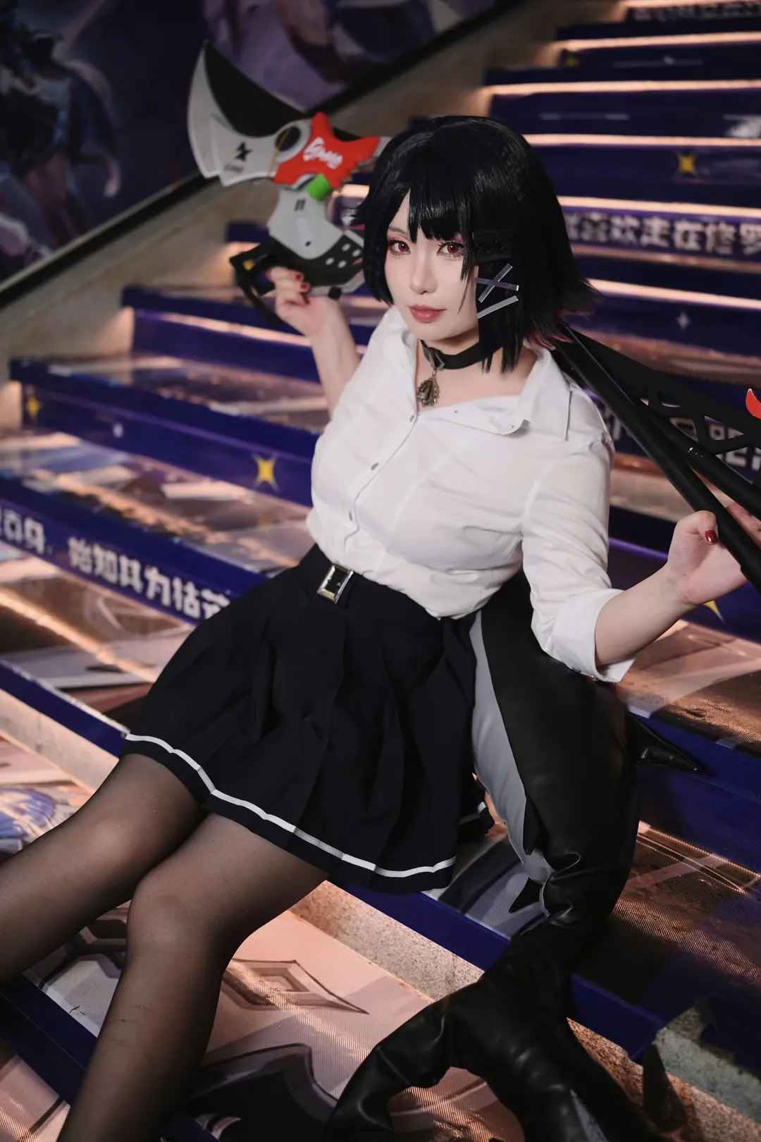 二次元, cosplay, 黑丝穿搭, 摄影比赛, 珠海新苏豪 - 第5张