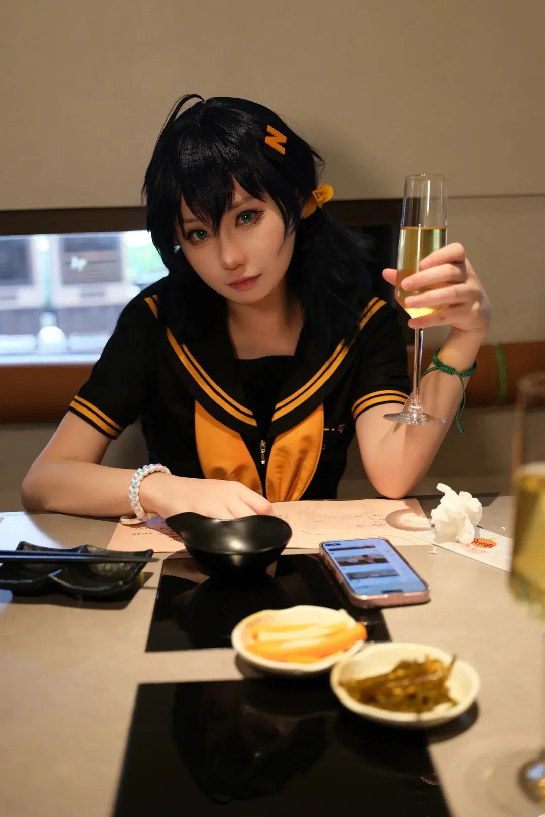 绝区零, 二次元日常, 铃cos, 美食探店, 和牛寿喜烧