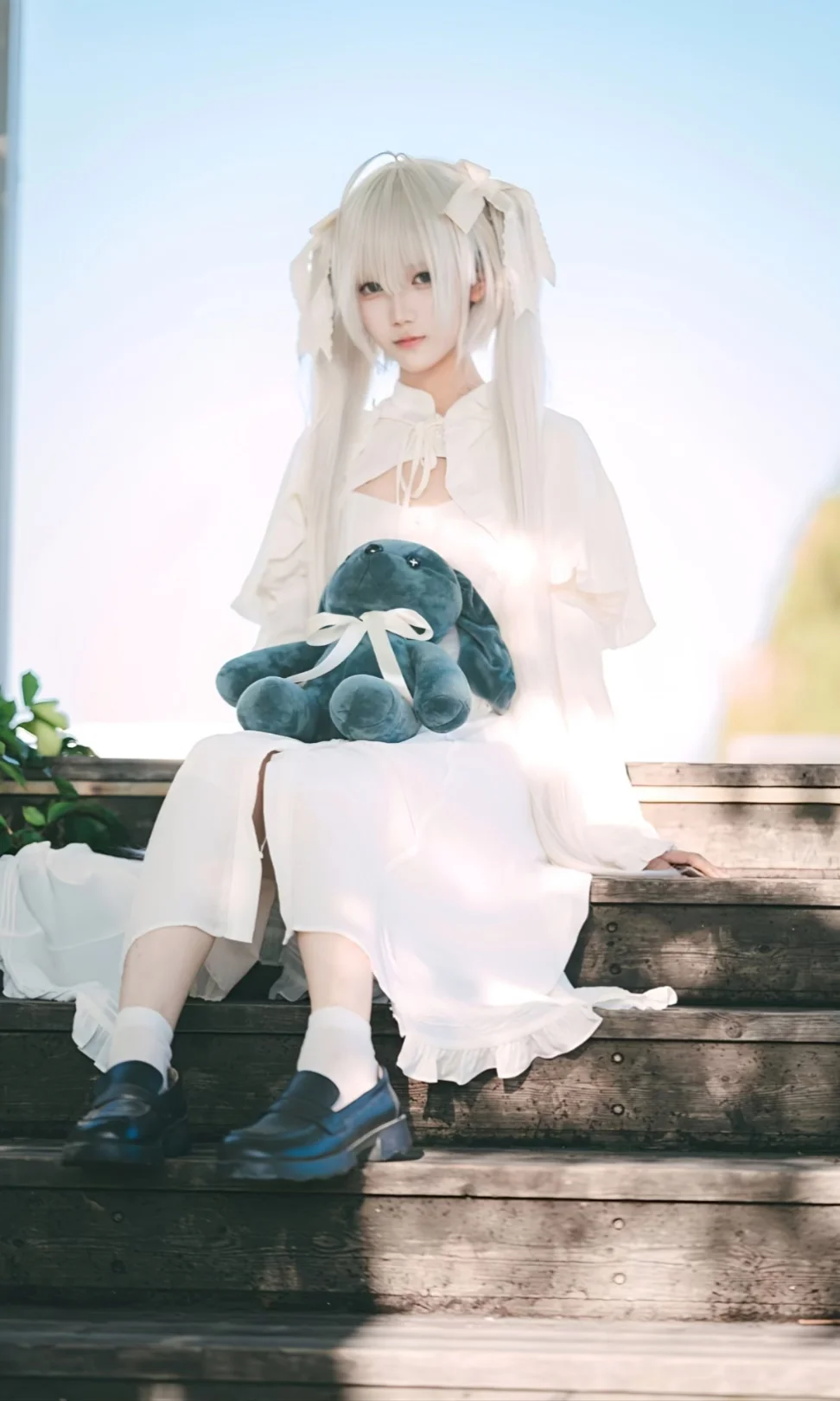 穹妹cos, 春日野穹, 缘之空, 双马尾, 日系cosplay
