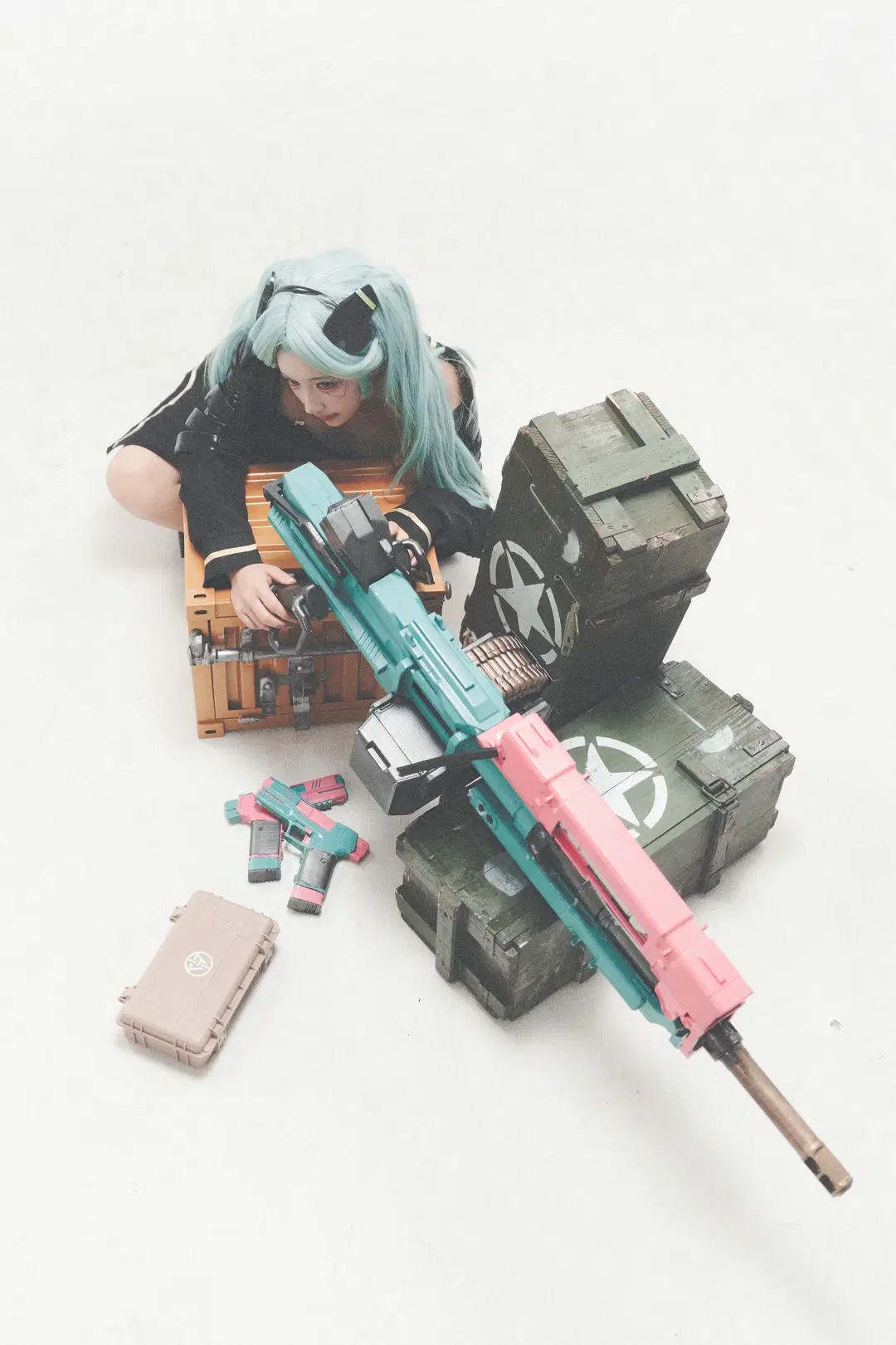 [Rebecca cosplay] Cyberpunk Tactical Style Photoshoot Share by 喵喵梓 - Image 5