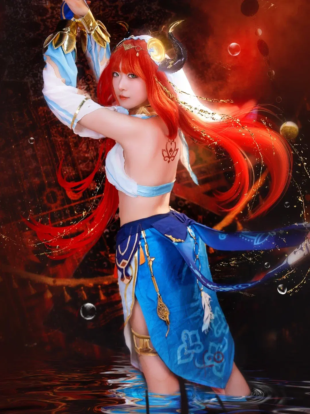 原神, コスプレ, コスプレ写真, ニィロウ コスプレ, 花神の舞