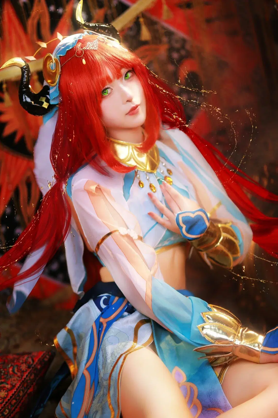 [Nilou cosplay] Water and Light Dance Shadows of the Zubayr Theater by 七戋安 - Image 3