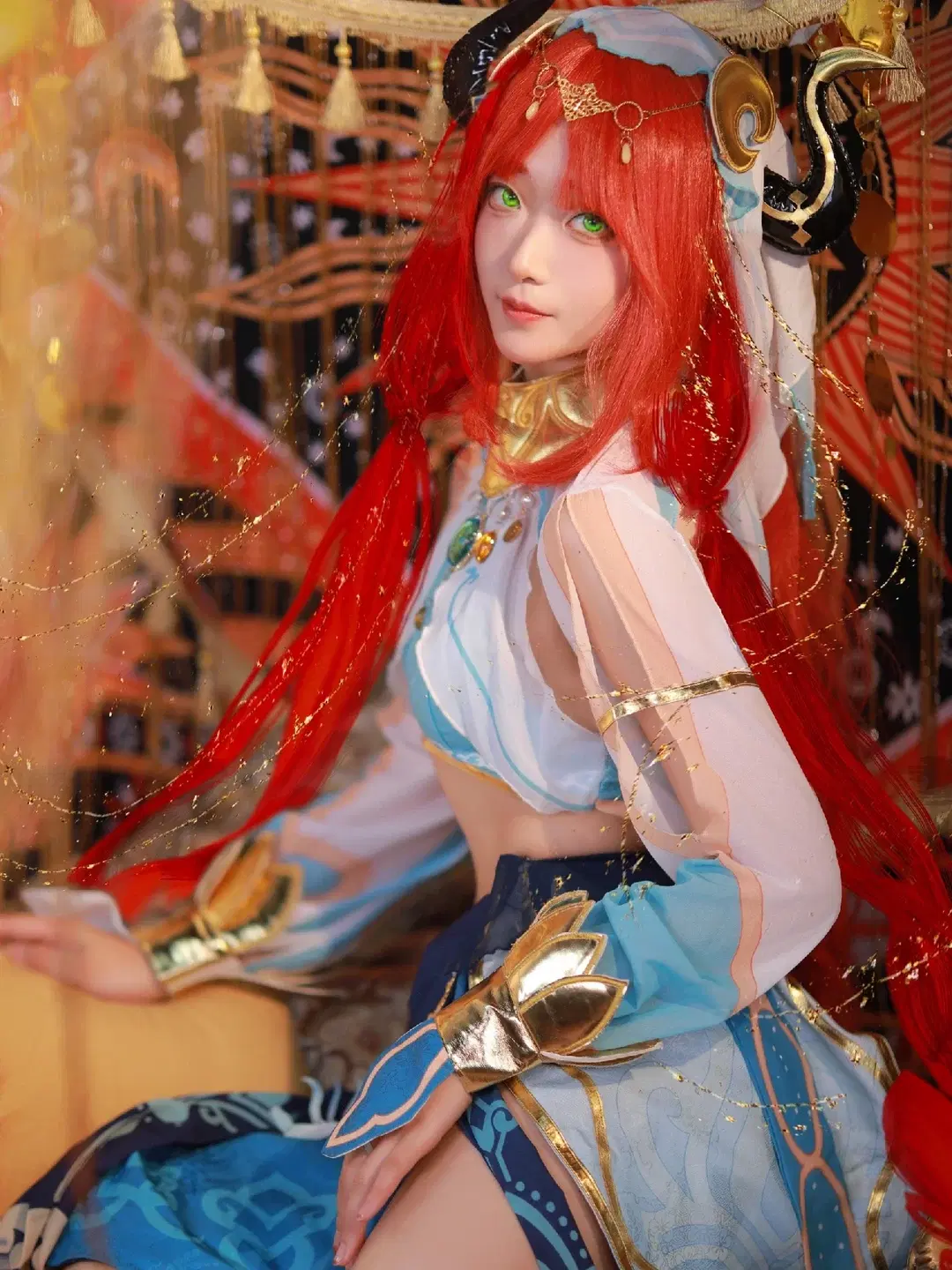 [Nilou cosplay] Water and Light Dance Shadows of the Zubayr Theater by 七戋安 - Image 4