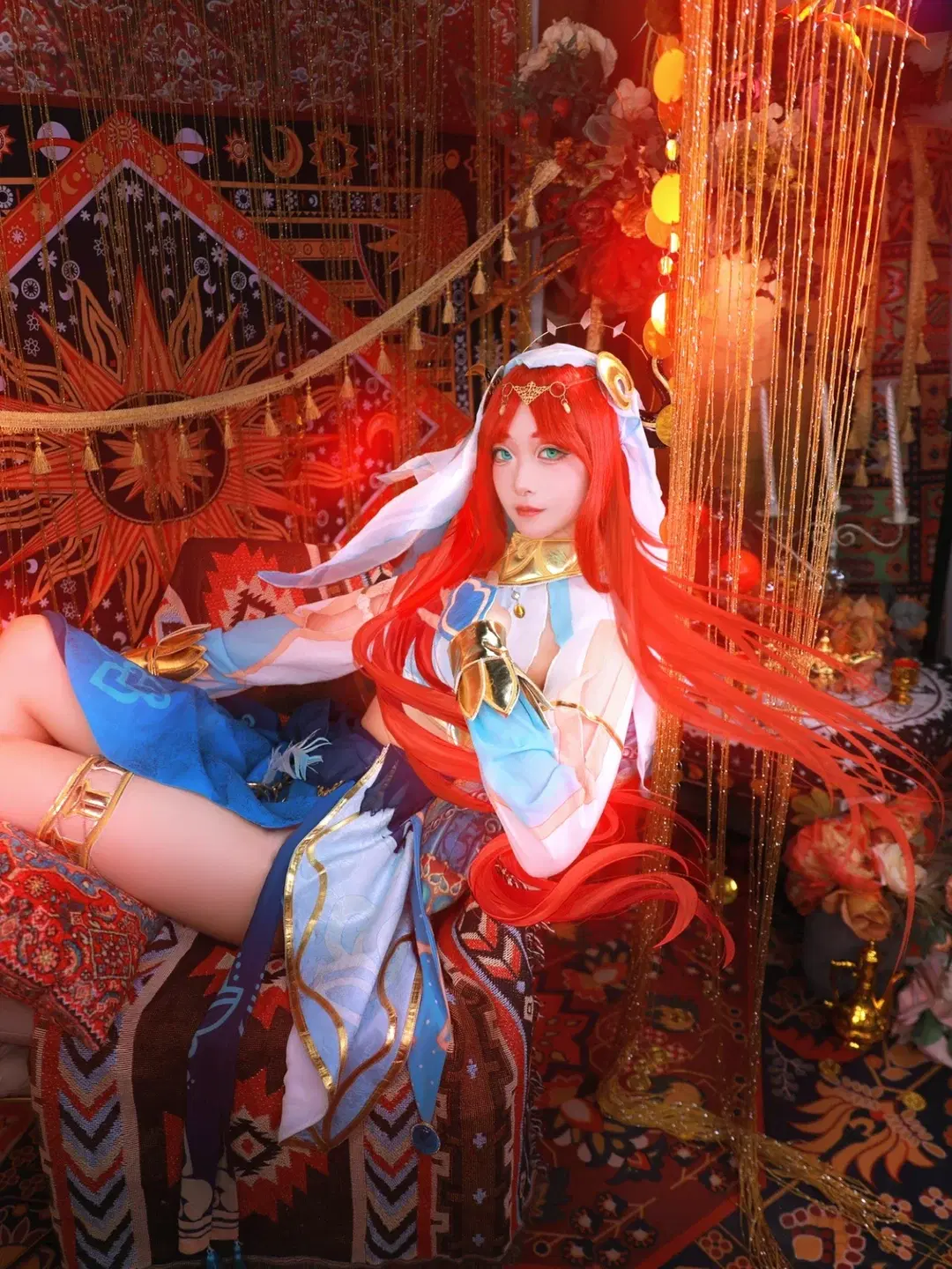 [Nilou cosplay] Water and Light Dance Shadows of the Zubayr Theater by 七戋安 - Image 5