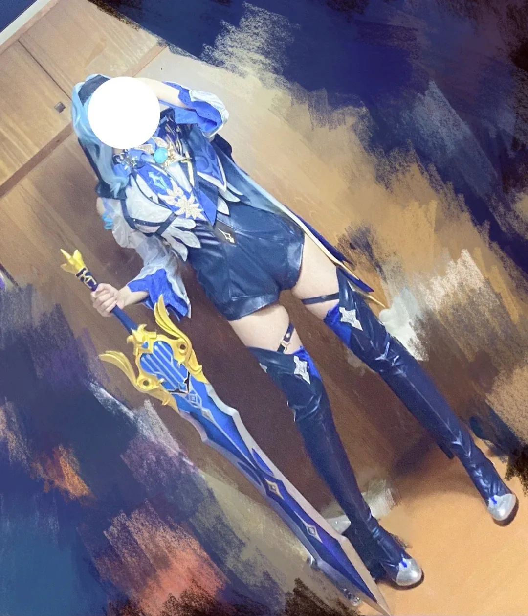 二次元, 原神, cosplay, 优菈cos, 过膝长靴 - 第2张