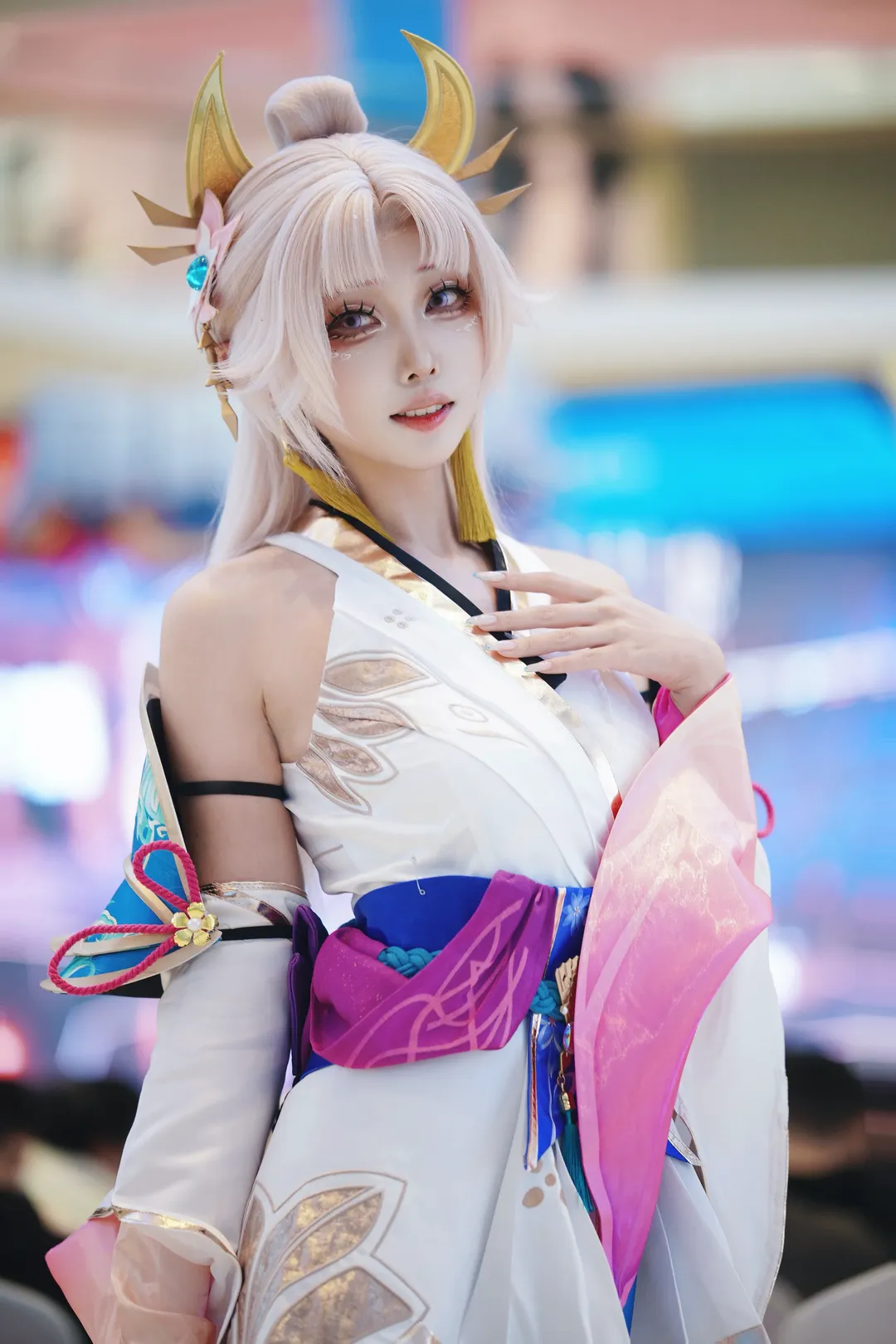 cosplay摄影, 英雄联盟, 拉克丝cos, 灵魂莲华, 渐变丝袜 - 第2张