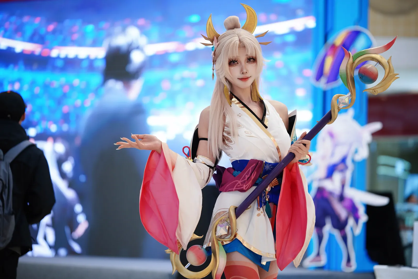 cosplay摄影, 英雄联盟, 拉克丝cos, 灵魂莲华, 渐变丝袜 - 第3张