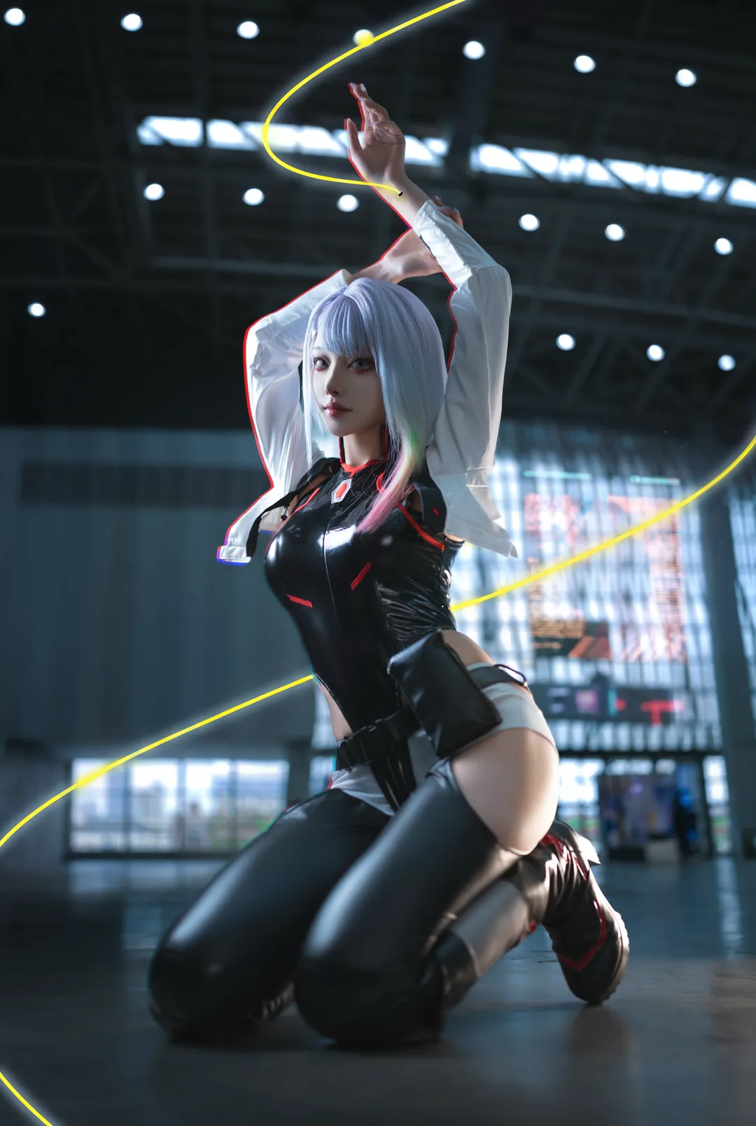 机能风, 二次元摄影, 露西cos, 赛博朋克边缘行者, 赛博朋克cosplay