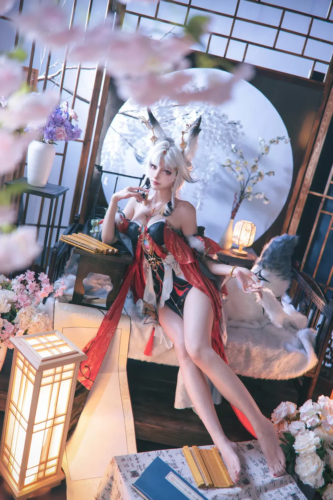 鸣潮, 二次元摄影, 国风cosplay, 兽耳, 心月狐cos