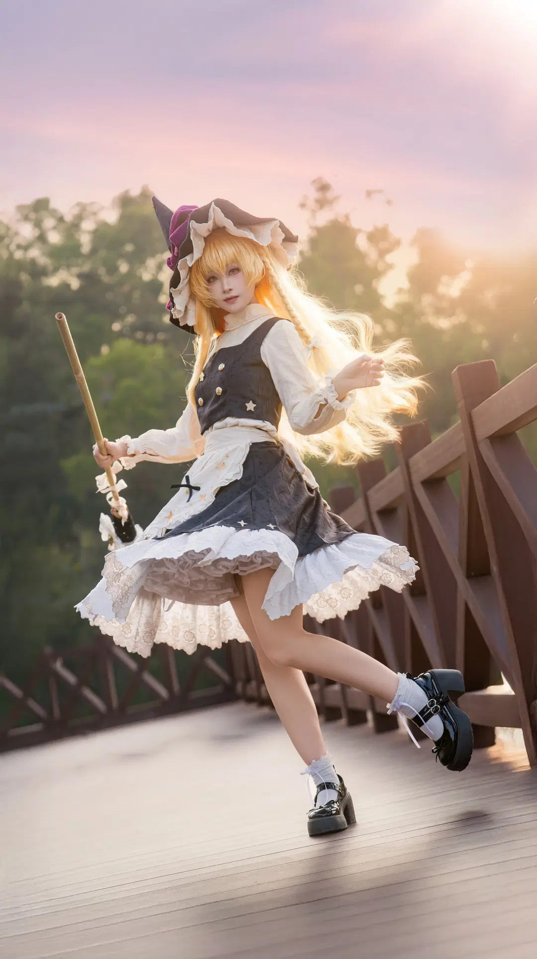 魔理沙cos, 東方Project, 魔法使, 二次元cos, 車萬