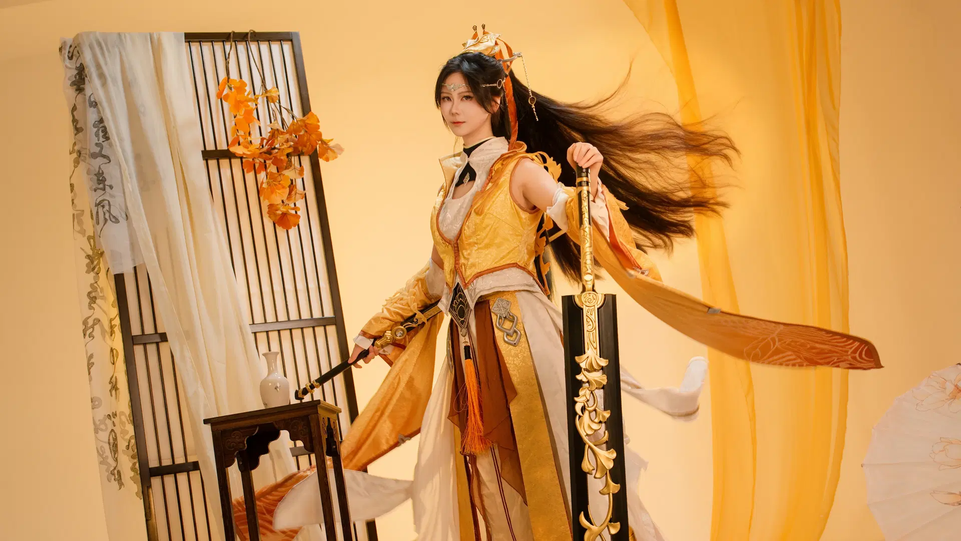 【蔵剣コスプレ】剣網3スタジオ撮影、お嬢様（二小姐）の凛々しき一瞬 - 植物菌 - 14枚目